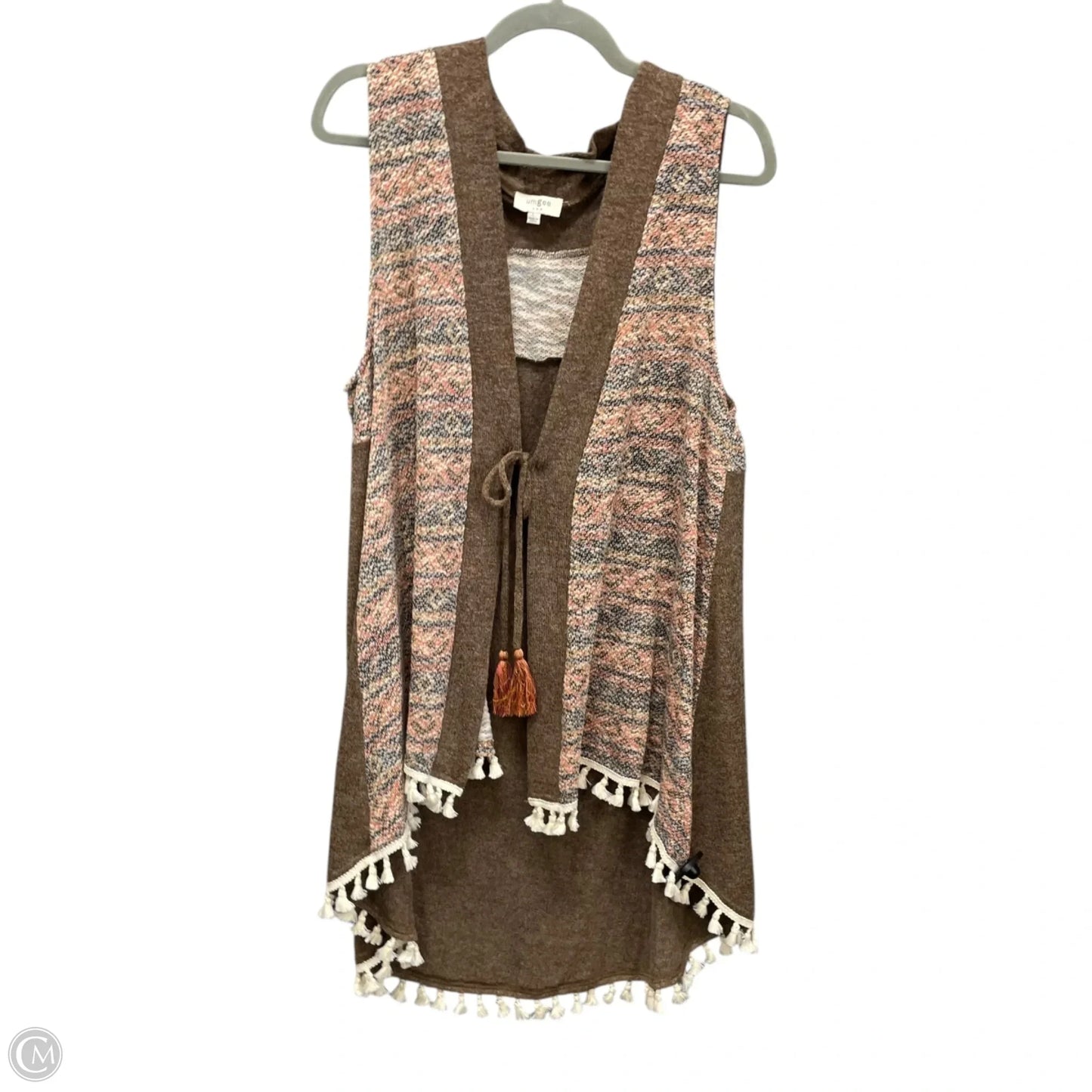 Cardigan By Umgee In Brown, Size: L