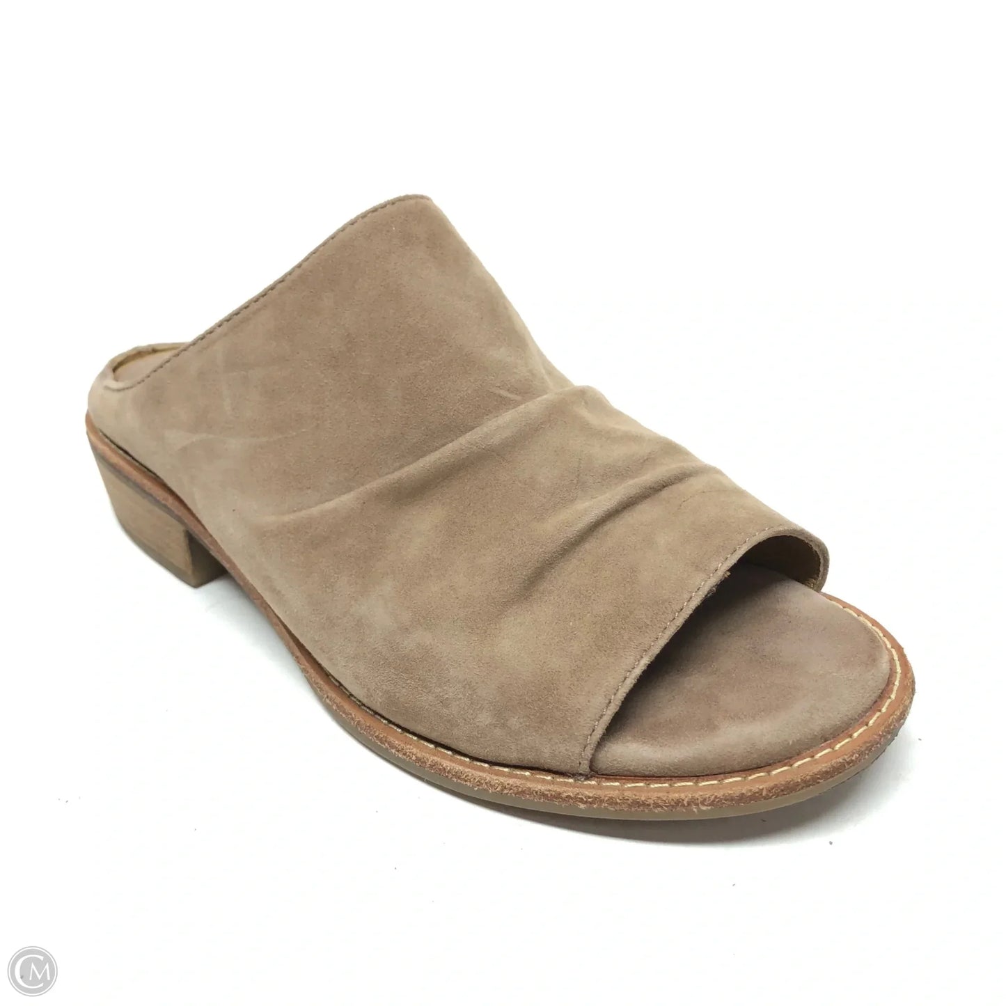 Shoes Heels Block By Sofft In Taupe, Size: 6