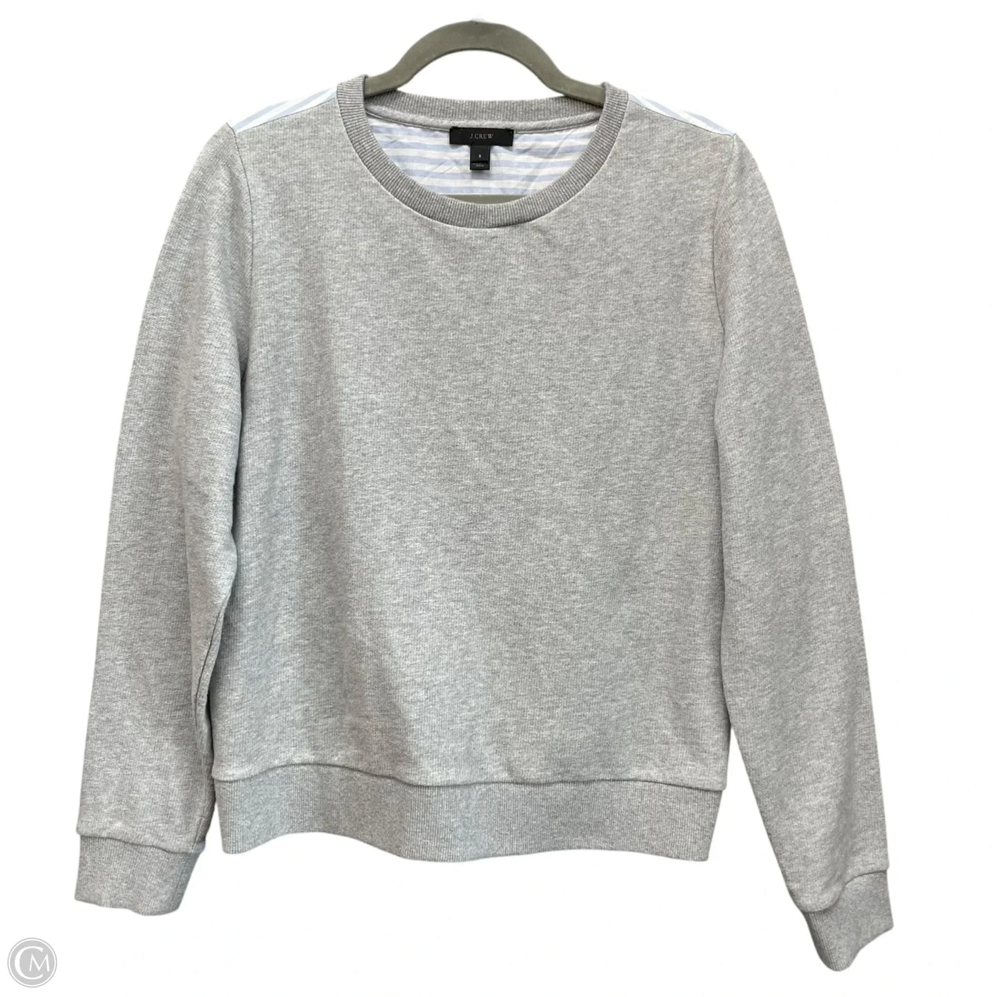 Sweatshirt Crewneck By J. Crew In Blue & Grey, Size: S