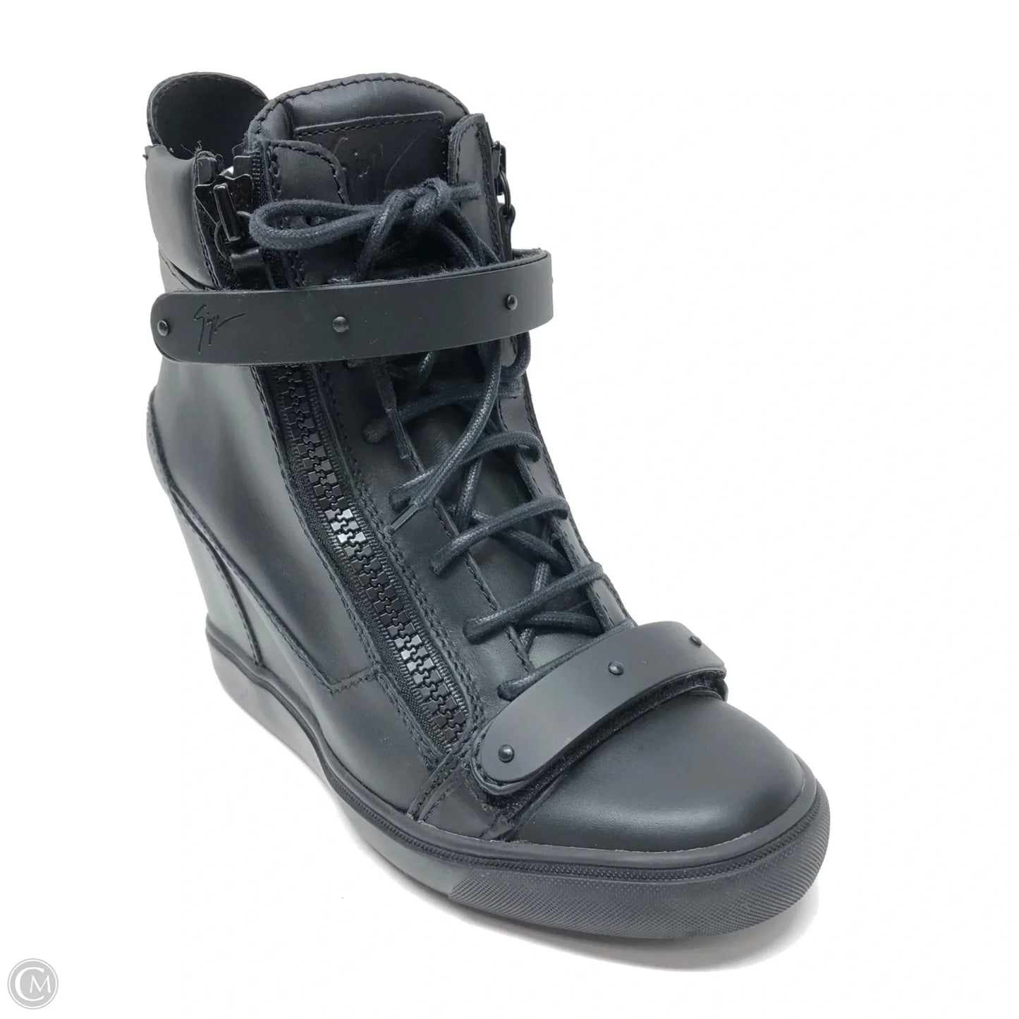 Boots Designer By Giuseppe Zanotti In Black, Size: 12