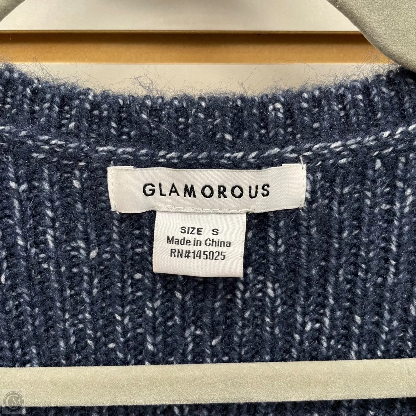 Dress Sweater By Glamorous In Blue, Size: S