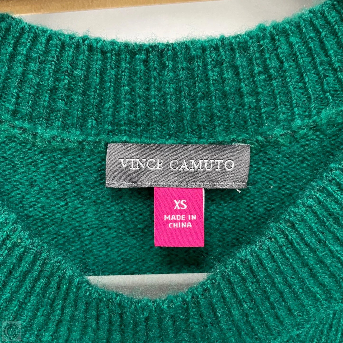 Sweater By Vince Camuto In Green, Size: Xs