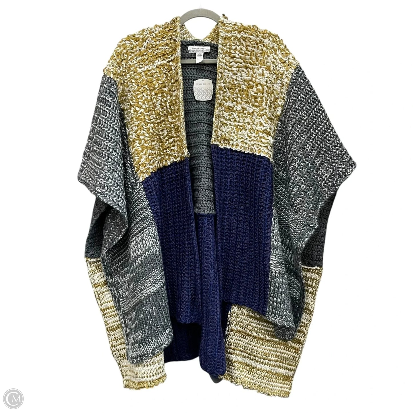 Shawl By World Market In Blue & Grey, Size: Osfm