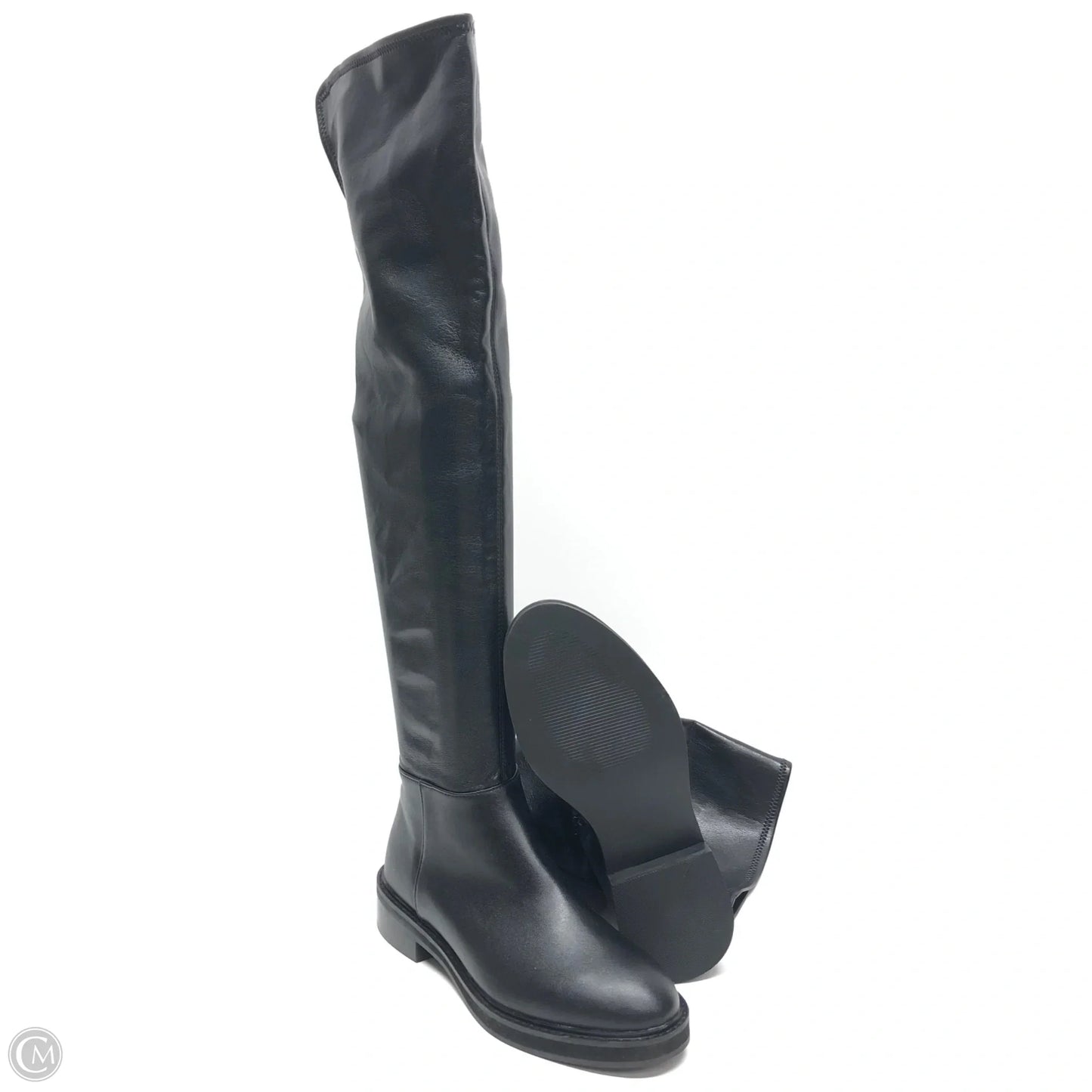 Boots Knee Heels By Steve Madden In Black, Size: 7.5