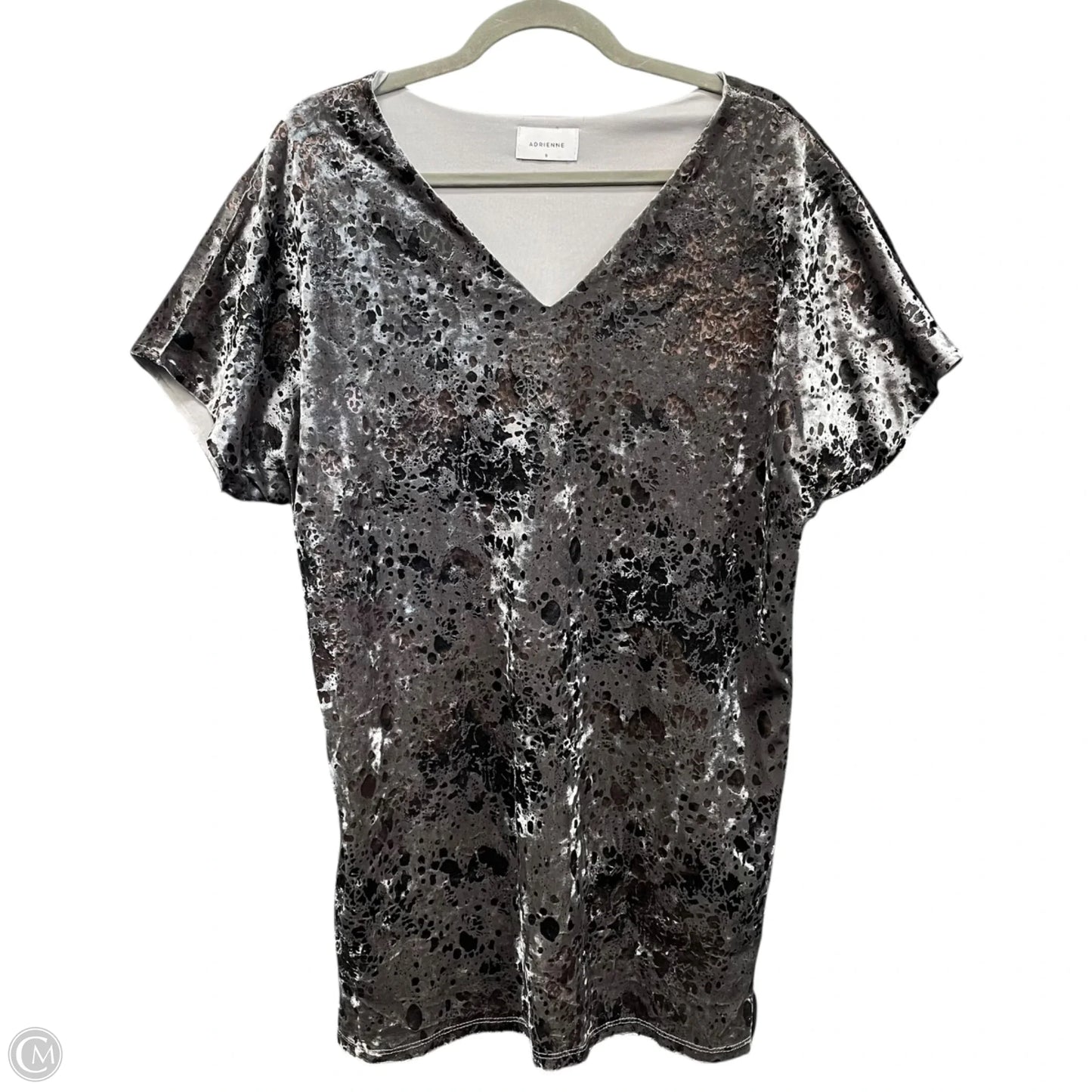 Dress Casual Short By Adrienne In Silver, Size: S