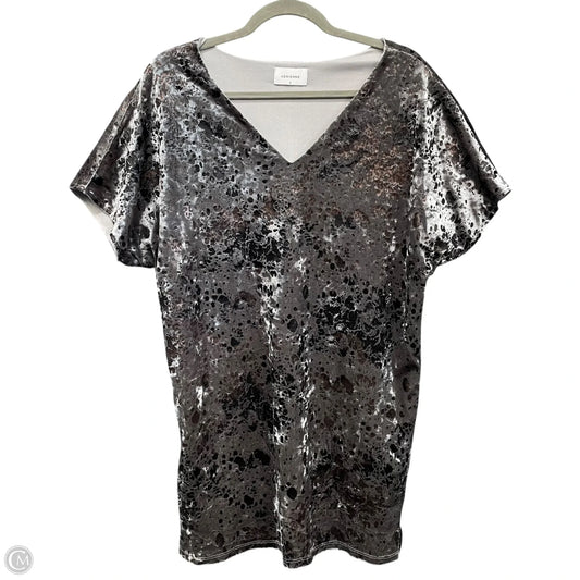 Dress Casual Short By Adrienne In Silver, Size: S