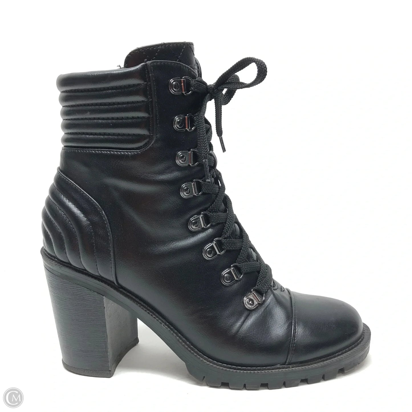 Boots Ankle Heels By G By Guess In Black, Size: 9