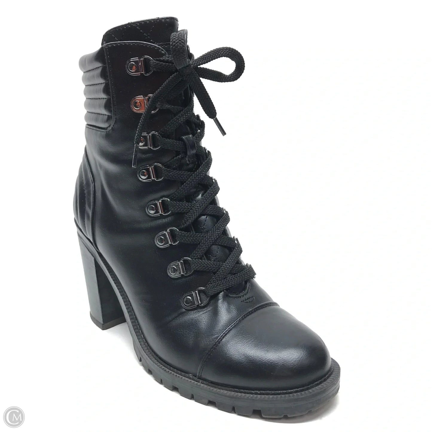 Boots Ankle Heels By G By Guess In Black, Size: 9