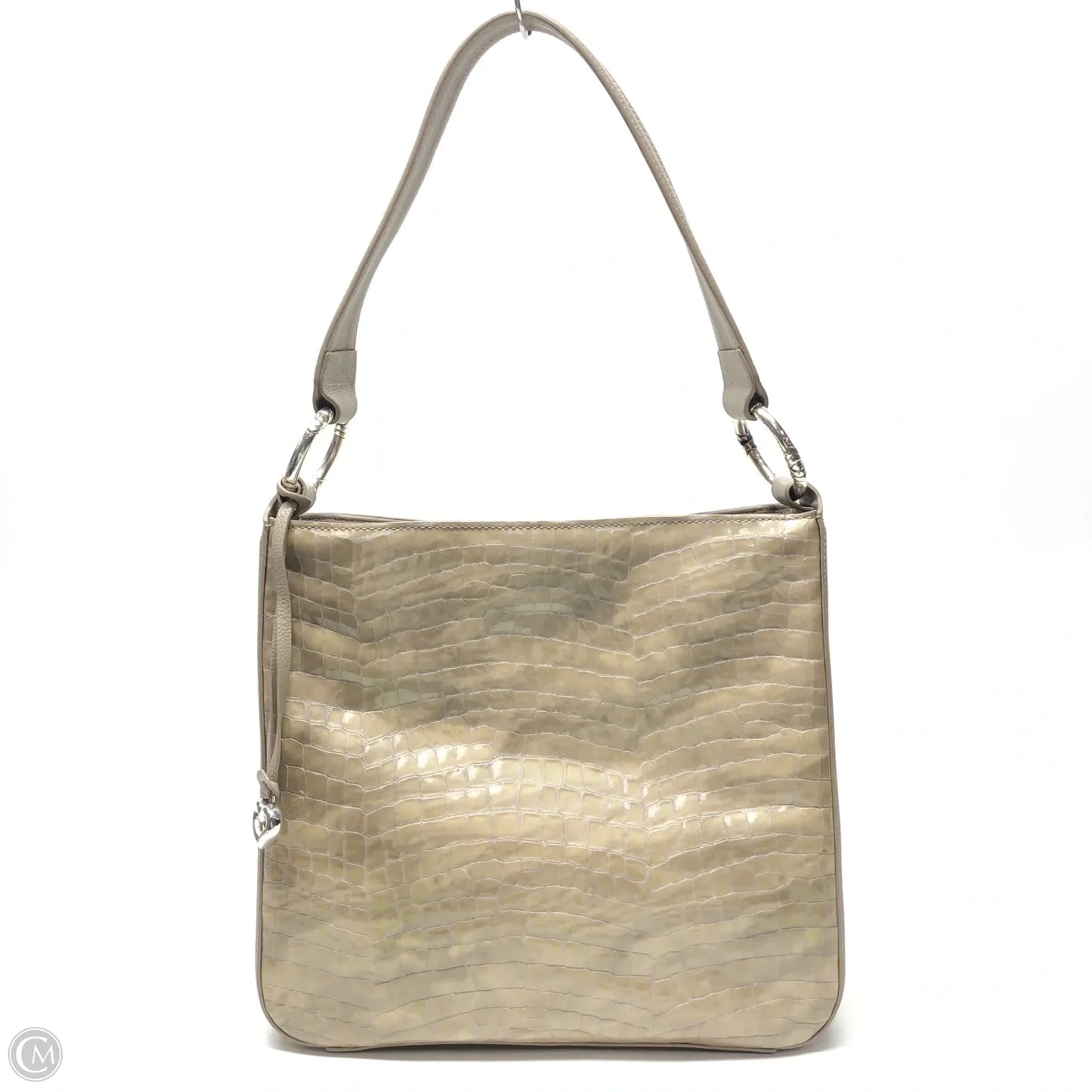 Handbag Leather By Brighton, Size: Medium