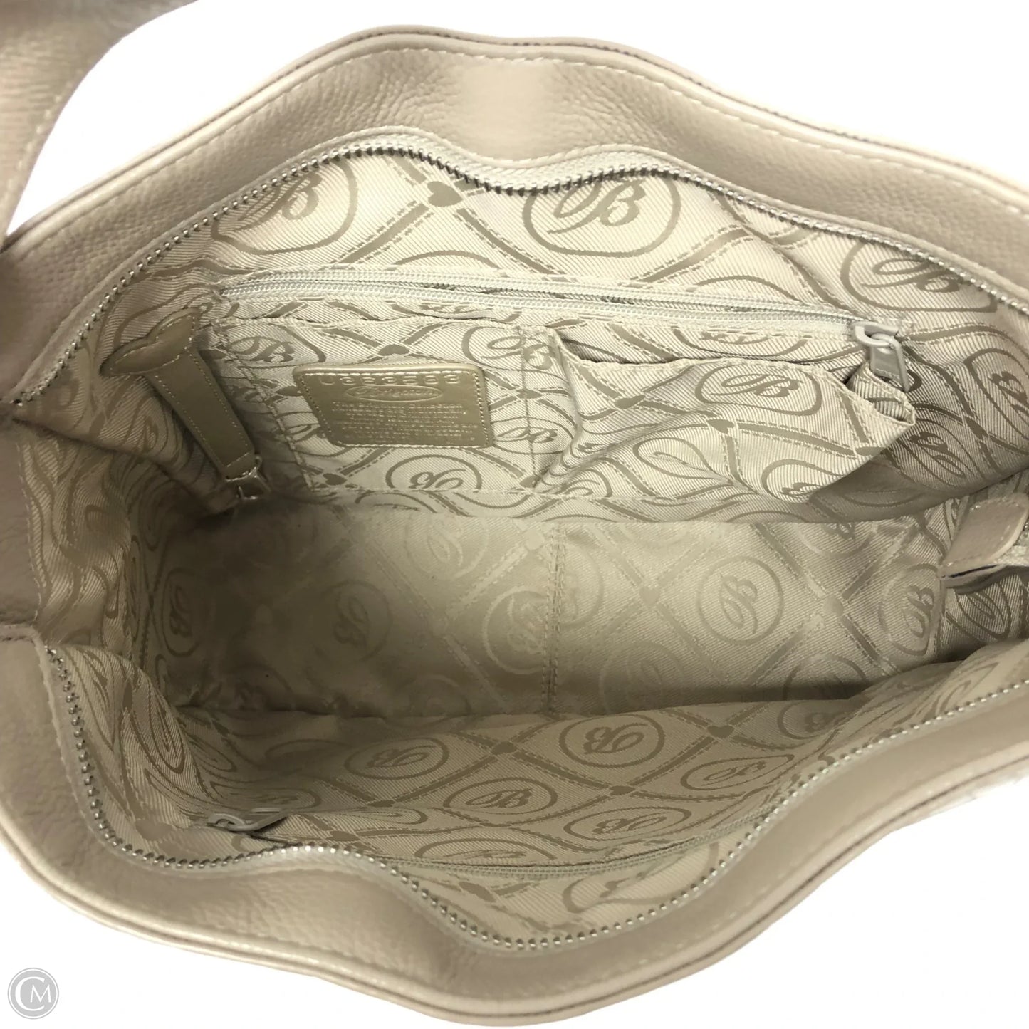 Handbag Leather By Brighton, Size: Medium