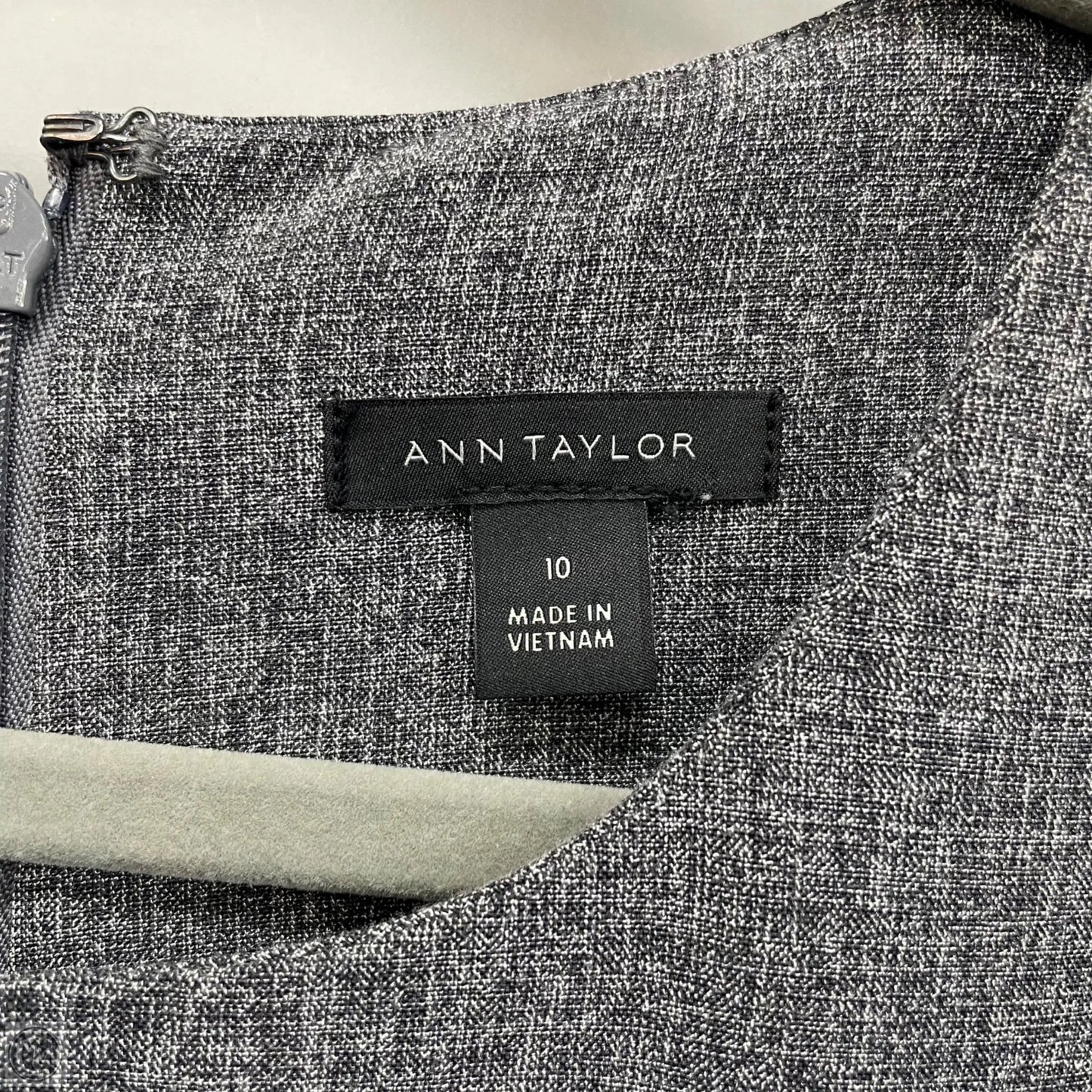 Dress Work By Ann Taylor In Grey, Size: 10