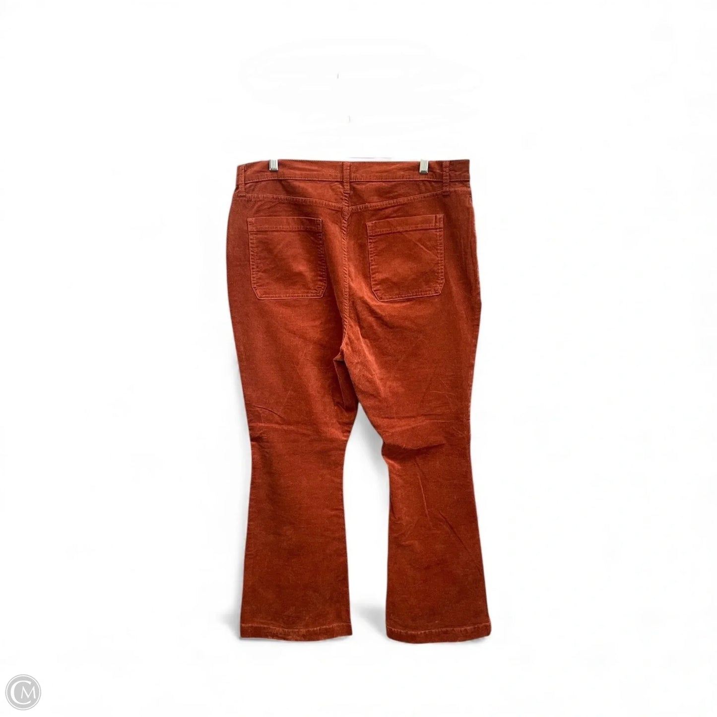 Jeans Flared By Ana In Orange, Size: 16