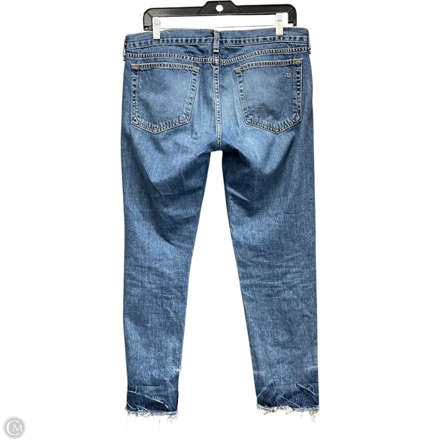 Jeans Skinny By Rag And Bone In Blue Denim, Size: 4