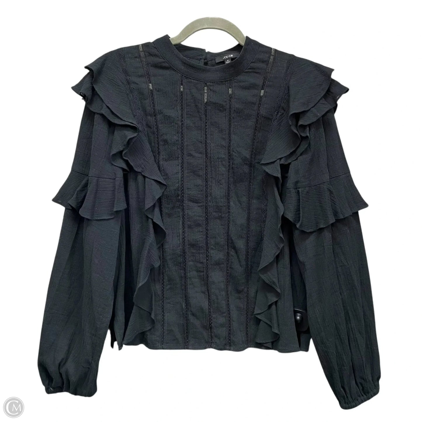 Top Long Sleeve By Joes Jeans In Black, Size: M