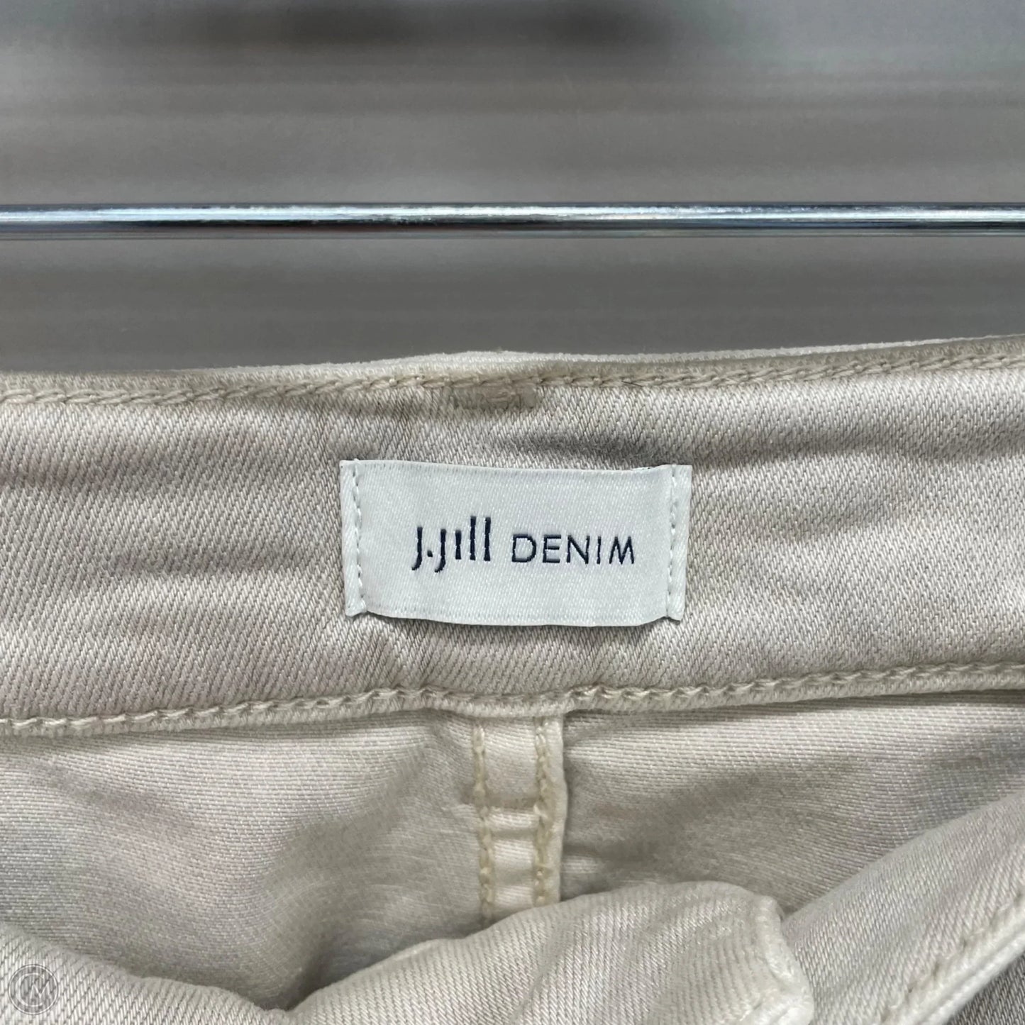Jeans Cropped By J. Jill In Cream, Size: 12l