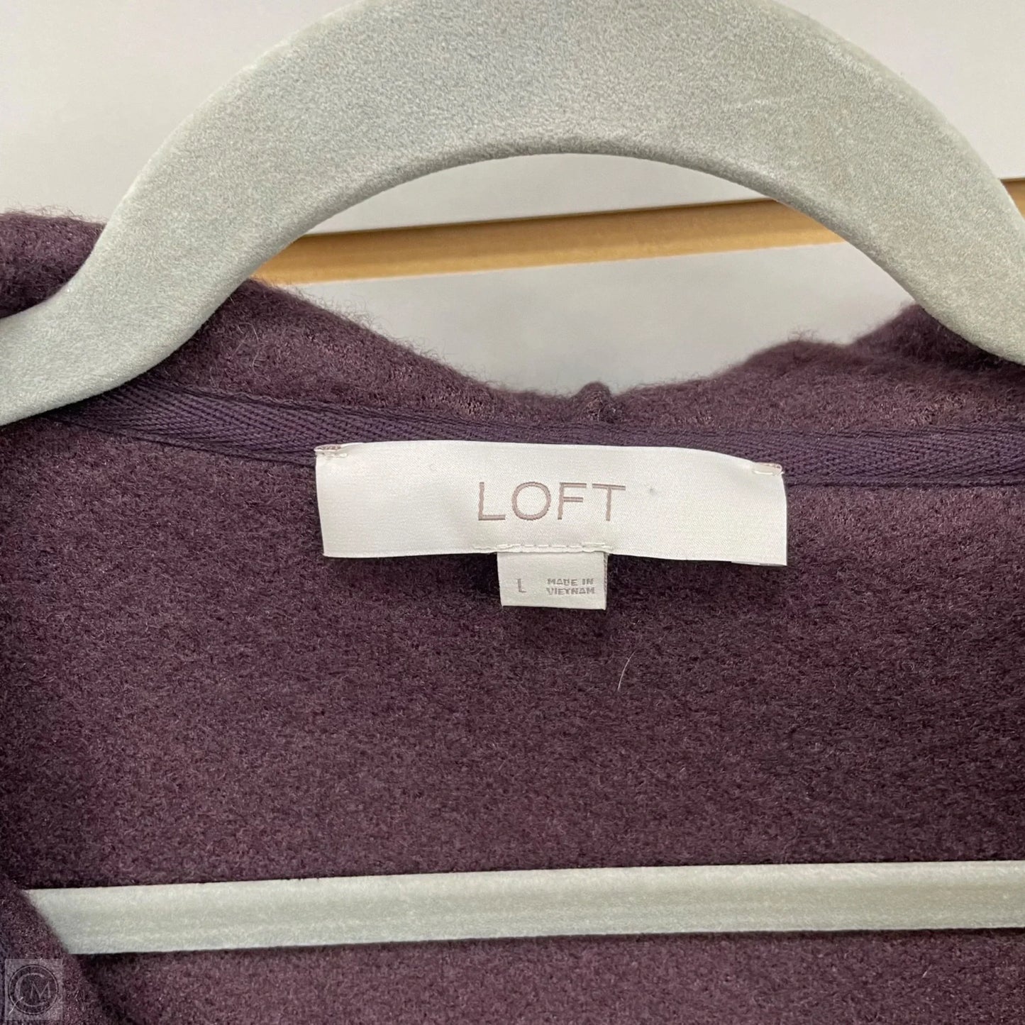 Sweatshirt Hoodie By Loft In Brown, Size: L
