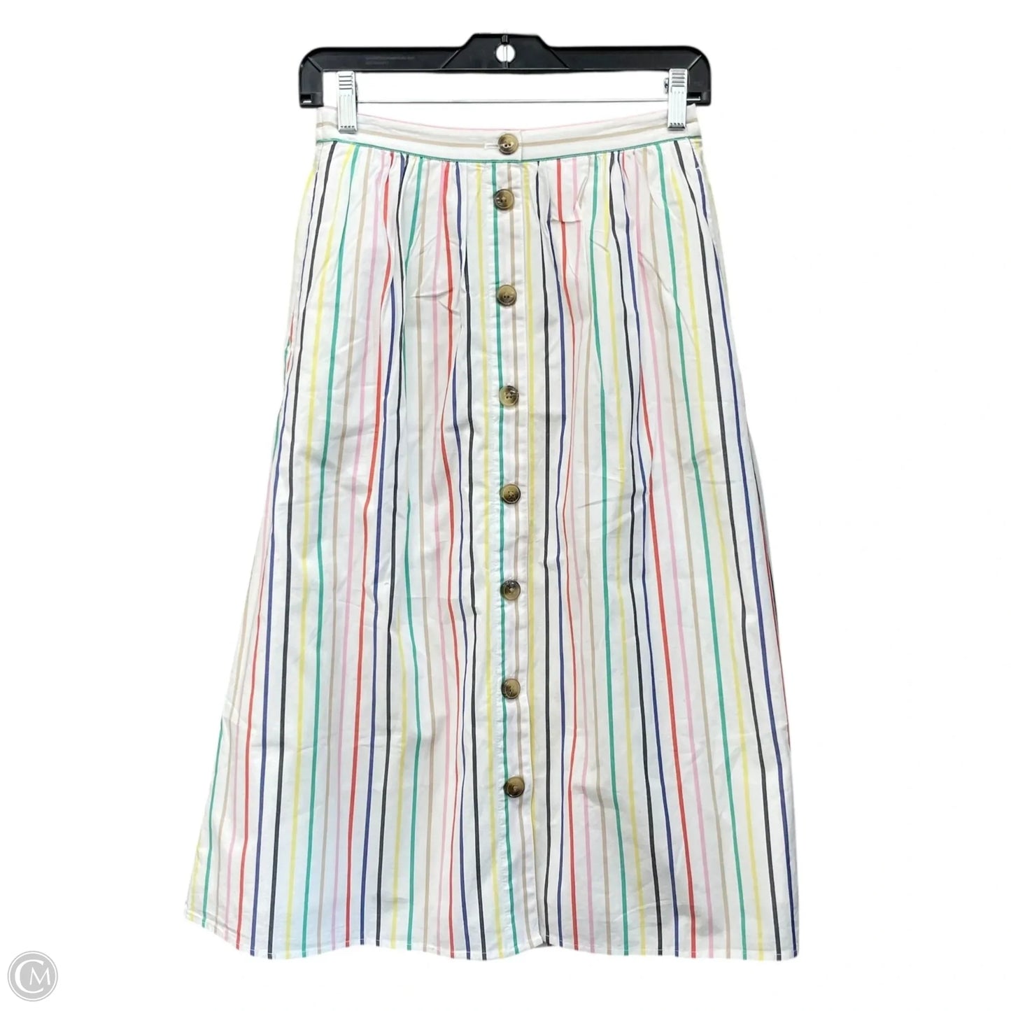Skirt Set 2pc By J. Crew In Striped Pattern, Size: Xs
