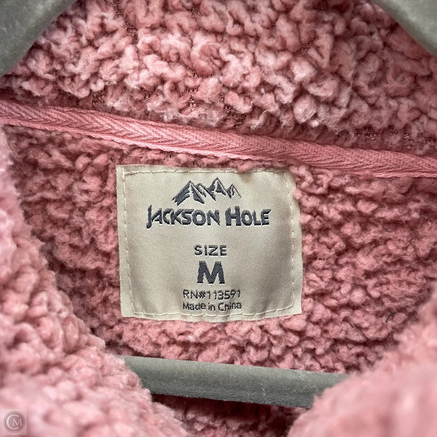 Jacket Fleece By Clothes Mentor In Pink, Size: M