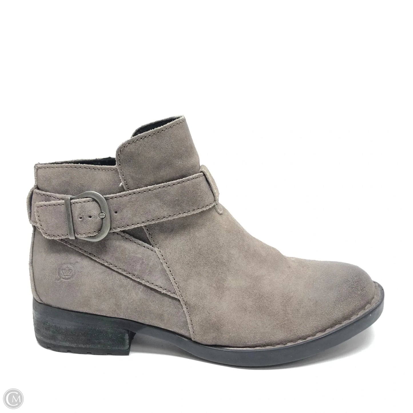 Boots Ankle Heels By Born In Grey, Size: 6