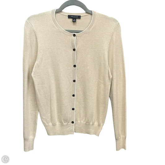 Cardigan By Ann Taylor In Beige, Size: Xxs