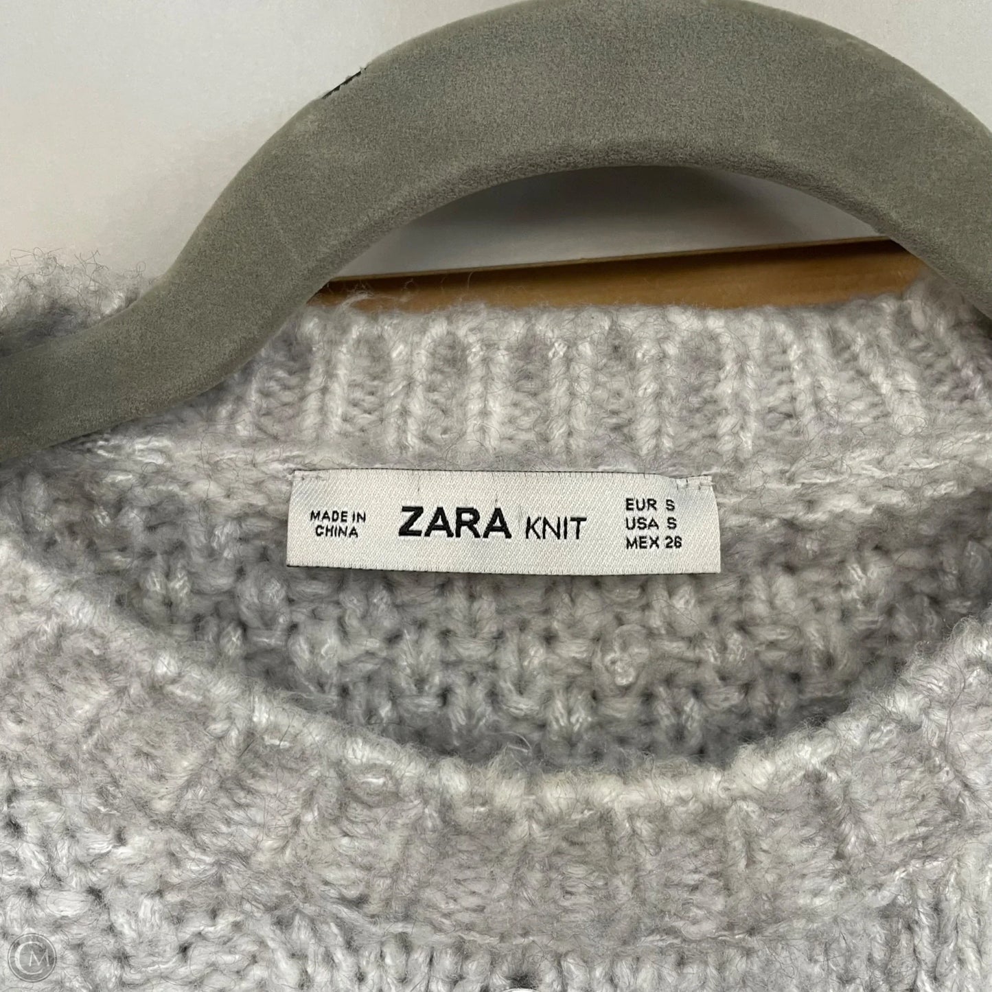 Sweater By Zara In Grey, Size: S