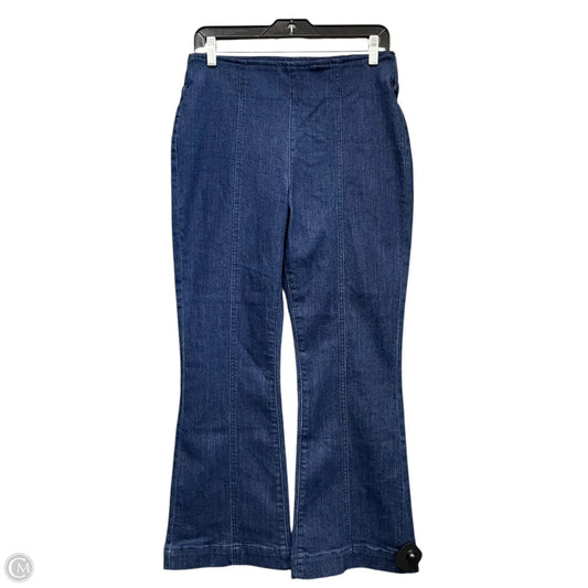 Jeans Flared By Inc In Blue Denim, Size: 10