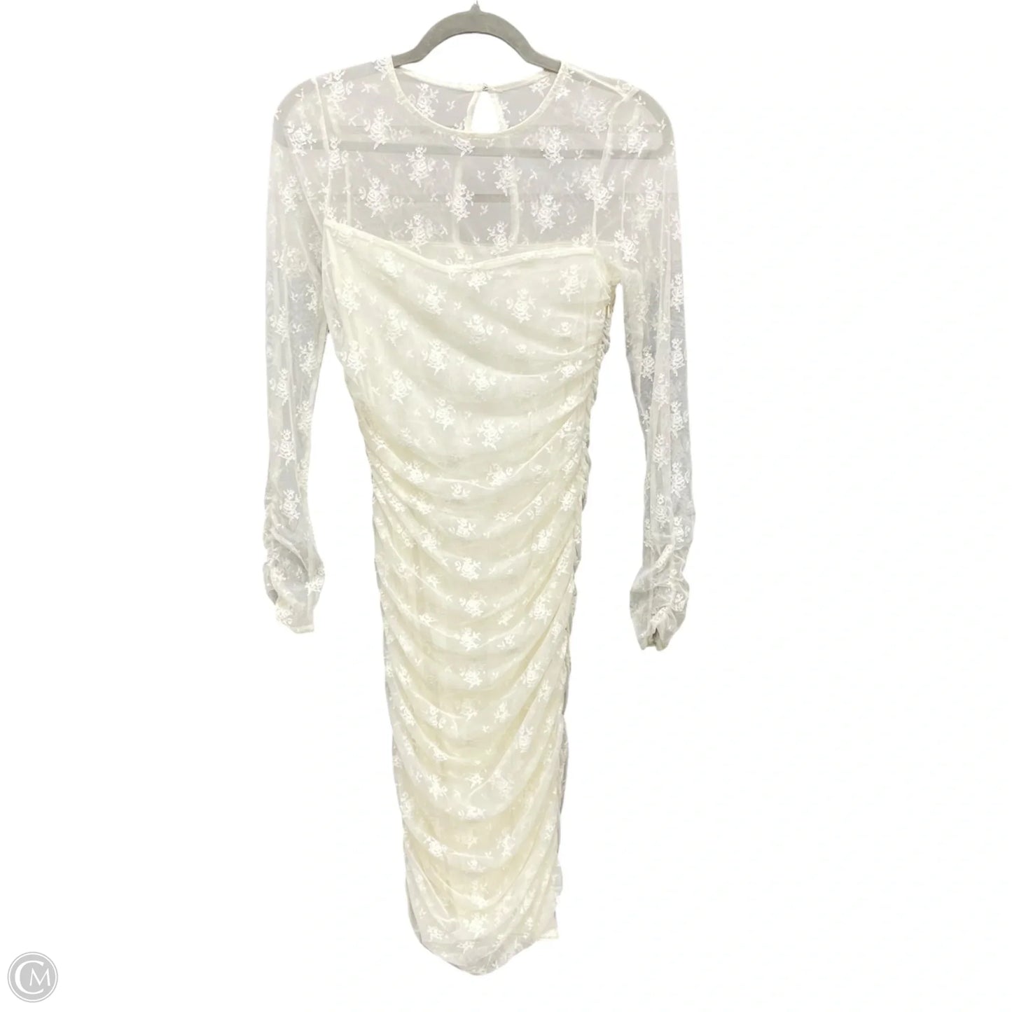 Dress Party Midi By Bhldn In Ivory, Size: S