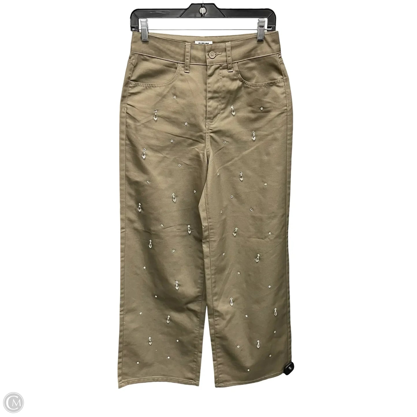 Pants Wide Leg By Future Collective In Taupe, Size: 4