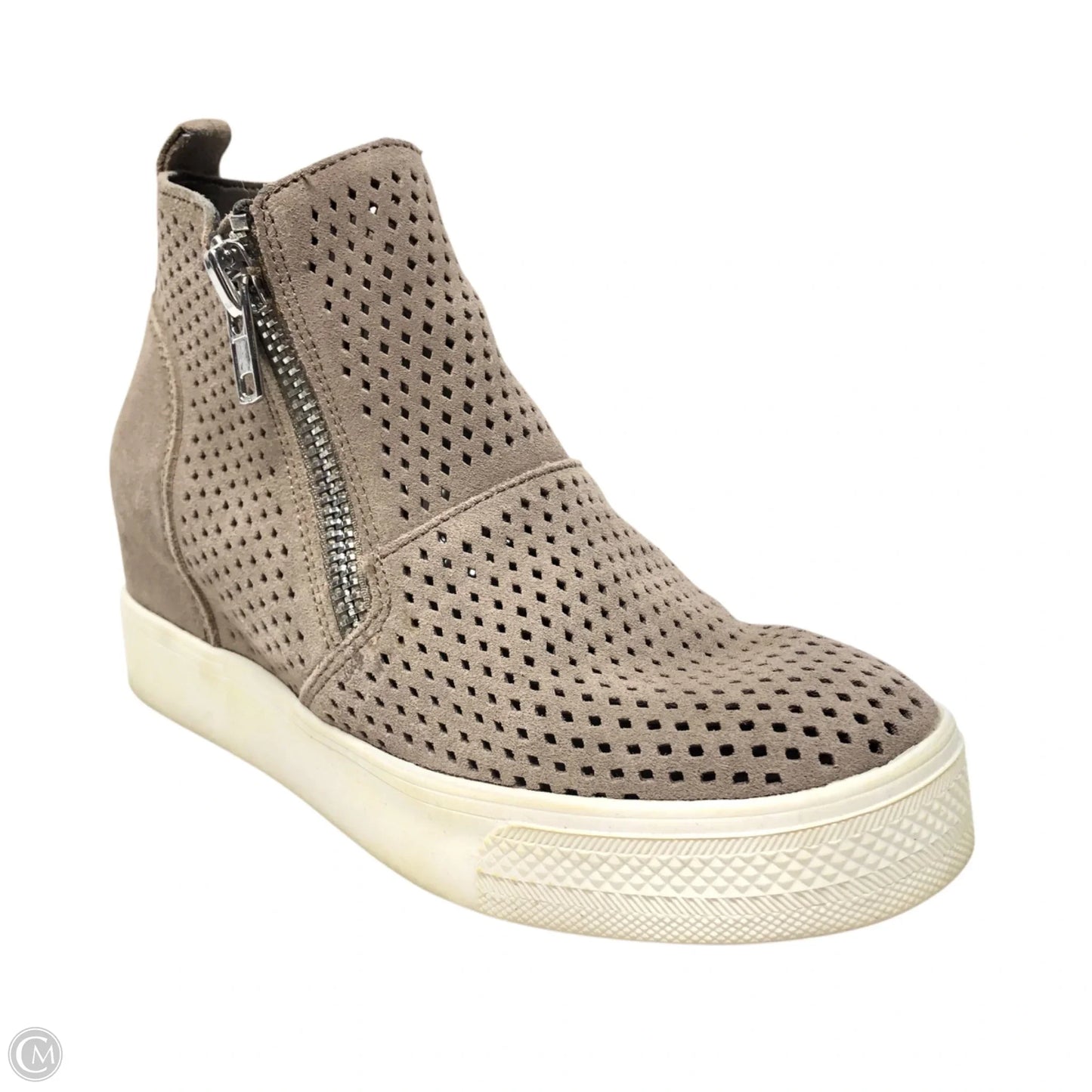 Shoes Heels Wedge By Steve Madden In Taupe, Size: 6.5