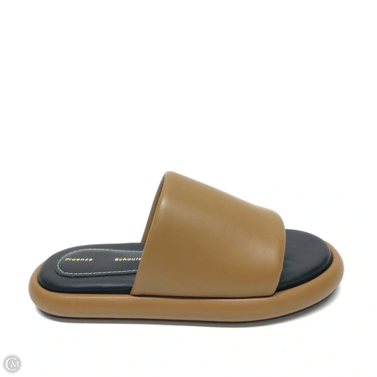 Sandals Luxury Designer By Proenza-schouler In Brown, Size: 6