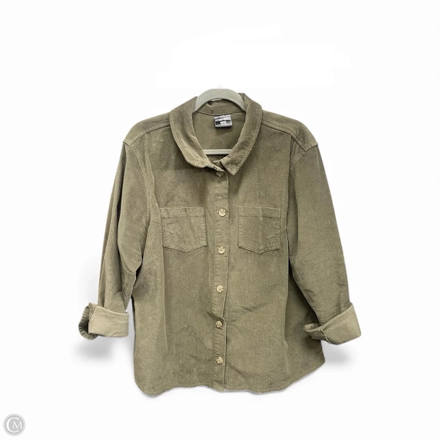 Jacket Shirt By 32 Degrees In Green, Size: Xl