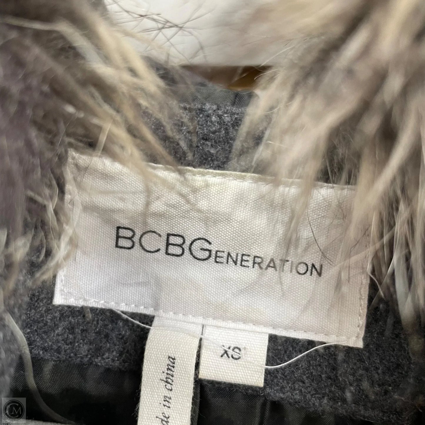 Coat Wool By Bcbgeneration In Grey, Size: Xs