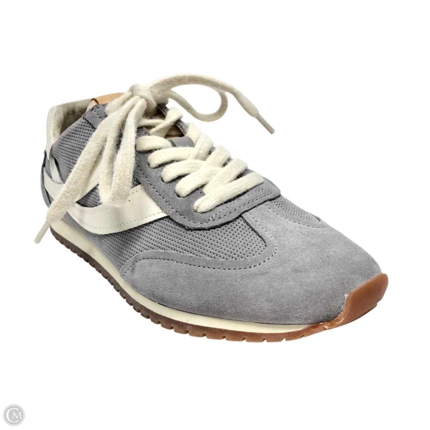 Shoes Sneakers By Vince In Grey, Size: 6.5
