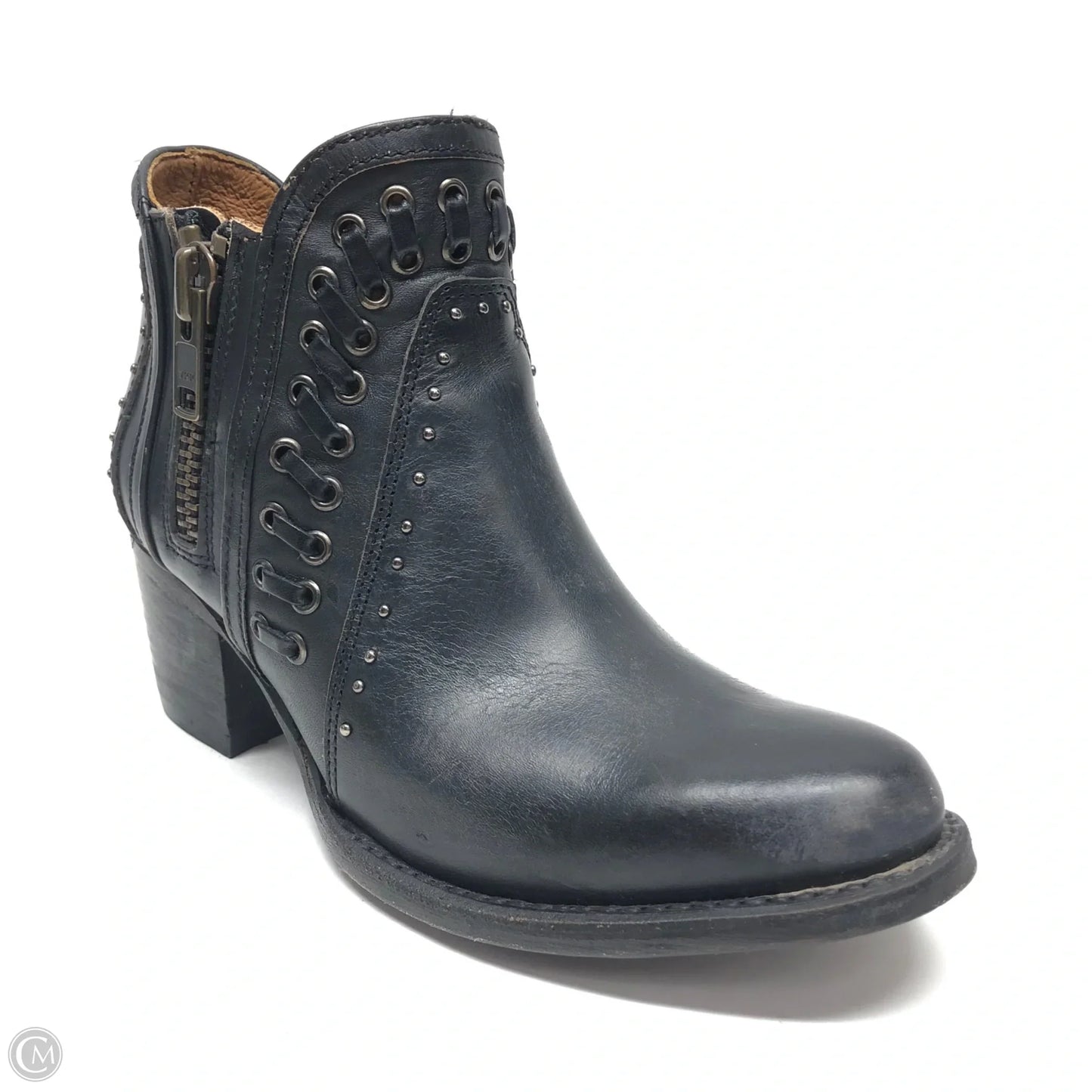 Boots Ankle Heels By Freebird In Black, Size: 6