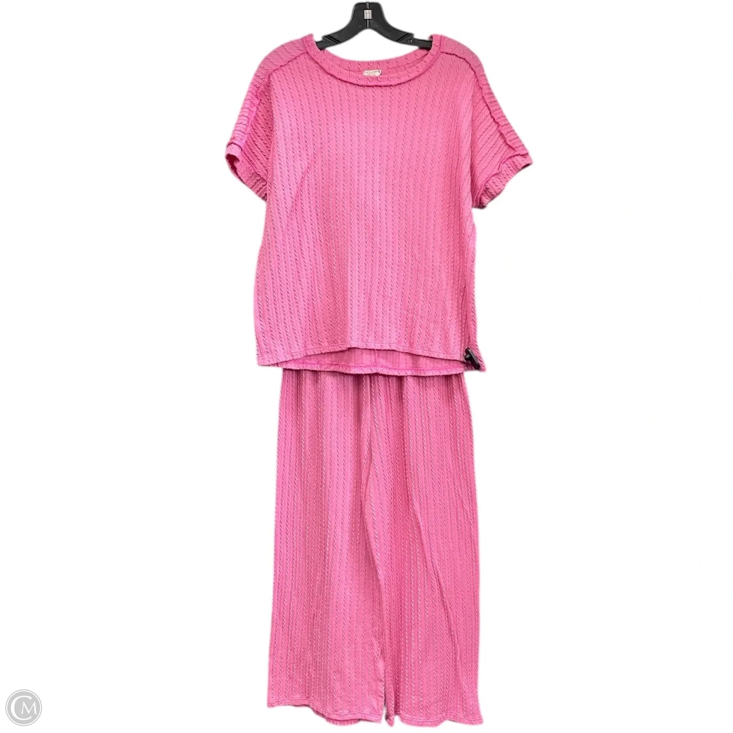 Pants Set 2pc By Lovely Melody In Pink, Size: M