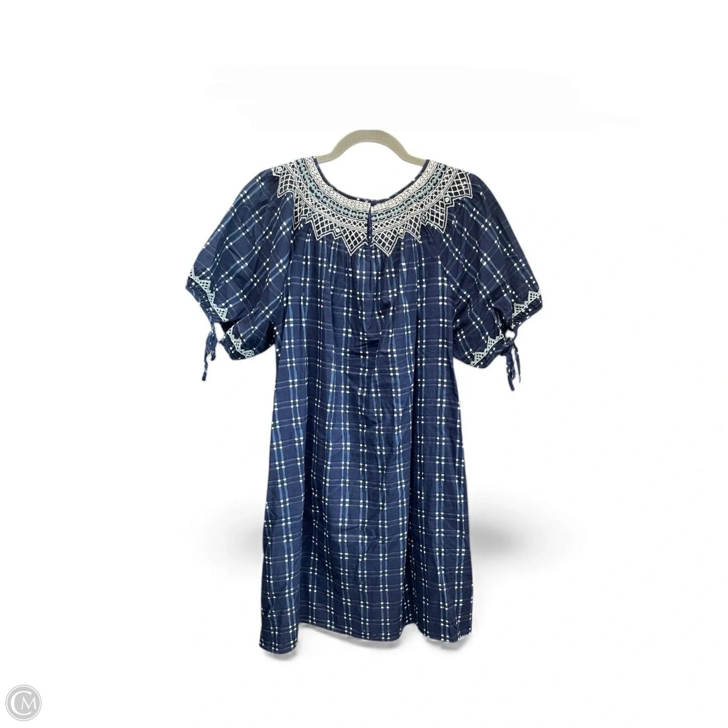 Dress Casual Short By Madewell In Blue & White, Size: L