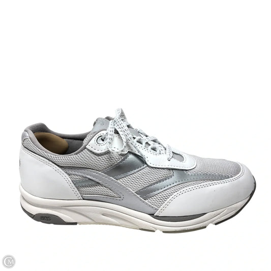 Shoes Sneakers By Sas In Grey & White, Size: 9.5