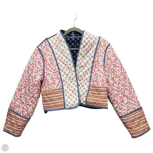 Jacket Other By Clothes Mentor In Blue & White, Size: M