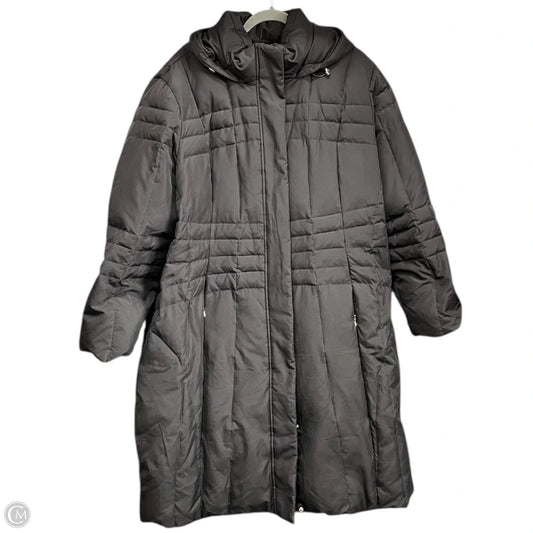Coat Parka By Calvin Klein In Black, Size: 2x