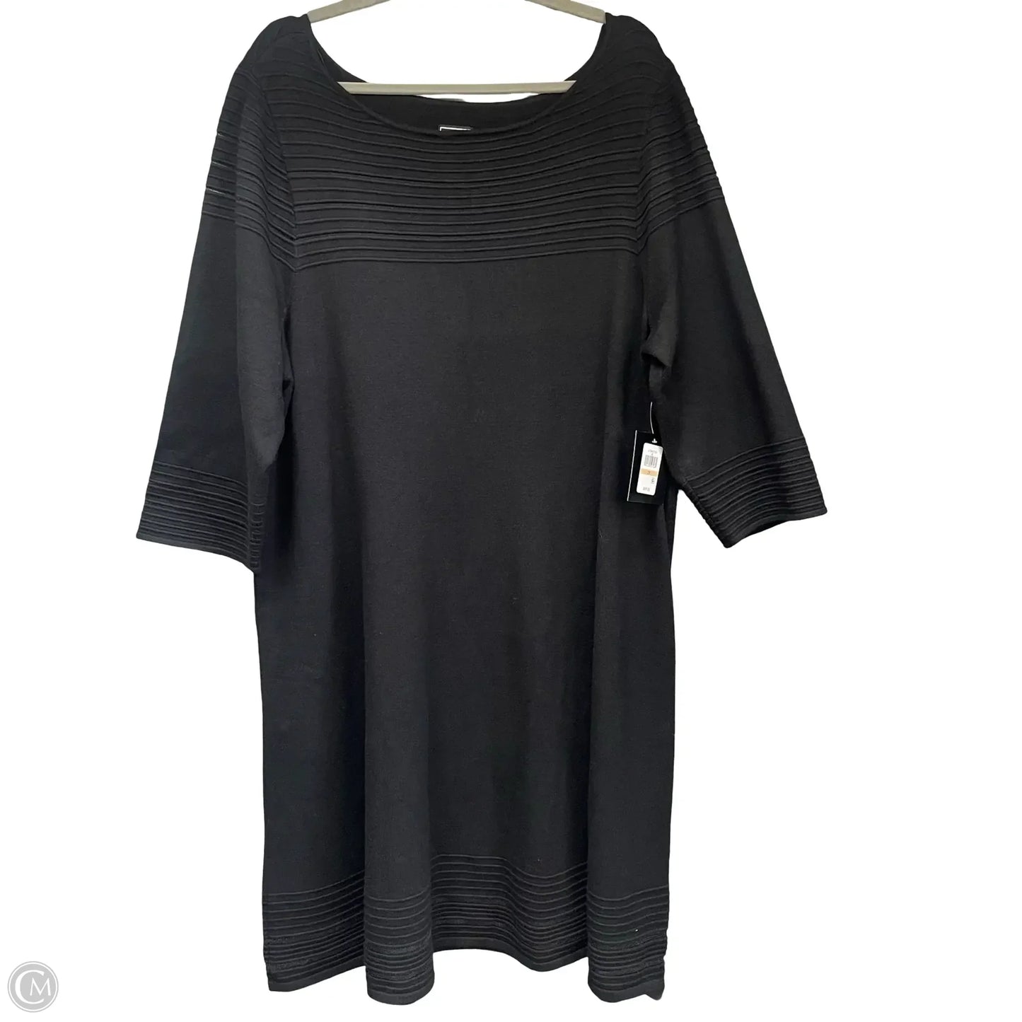 Dress Sweater By Cmc In Black, Size: 2x