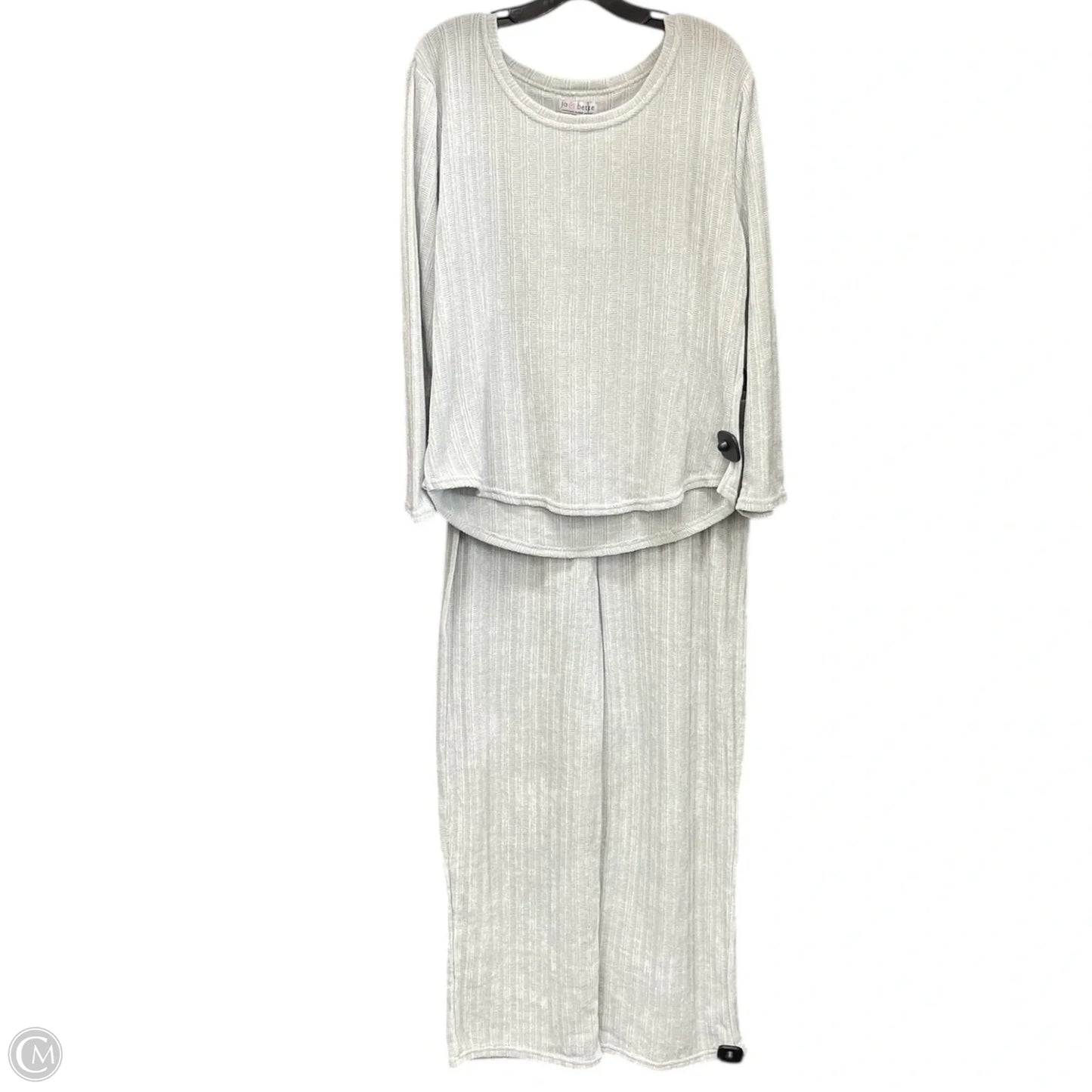 Pants Set 2pc By Clothes Mentor In Grey, Size: Xl