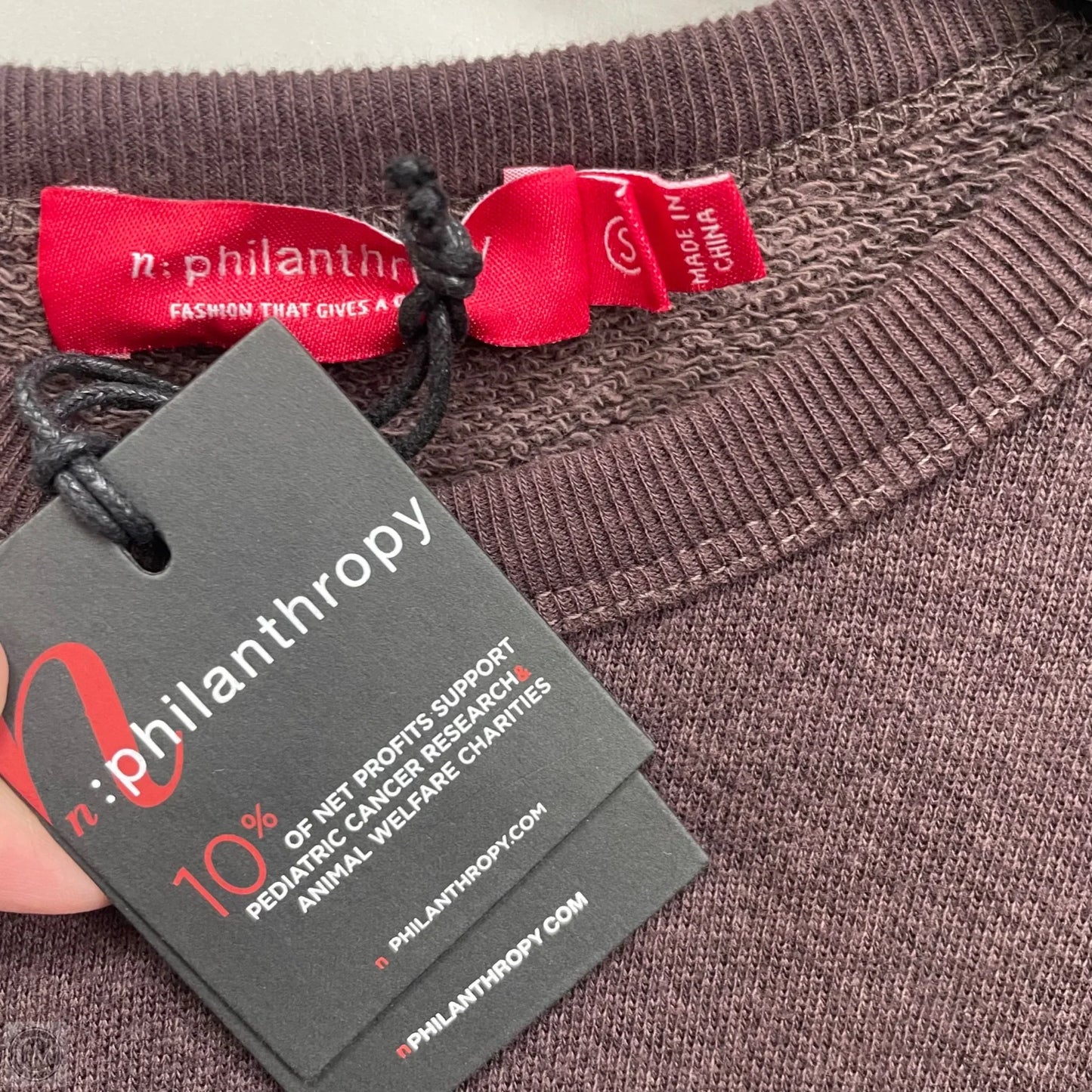 Dress Sweater By Cmb In Brown, Size: S