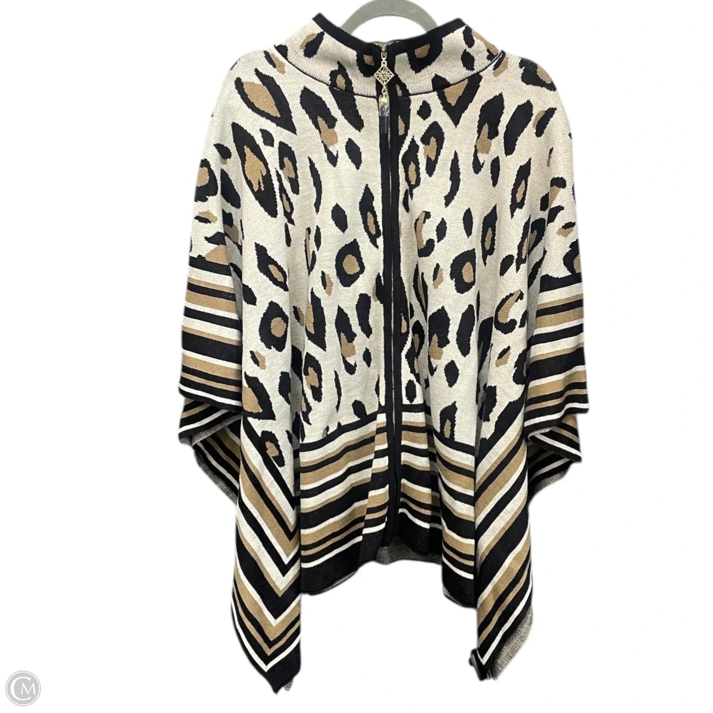 Shawl By Anne Klein In Animal Print, Size: Xl