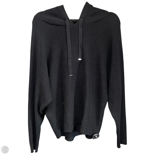 Sweatshirt Hoodie By Cyrus In Black, Size: L