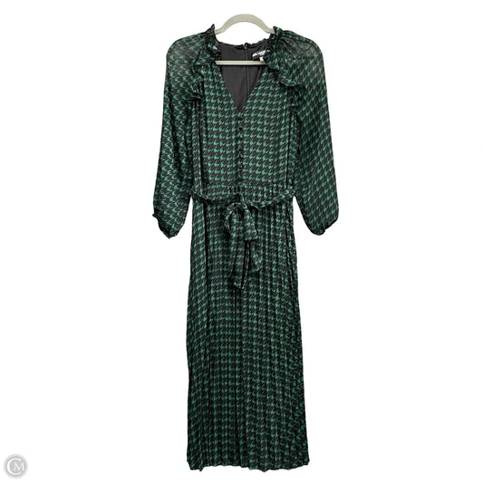 Dress Designer By Karl Lagerfeld In Black & Green, Size: 8