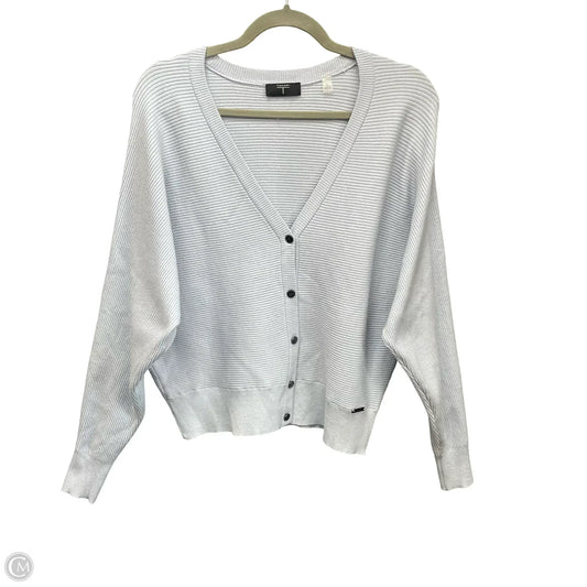Cardigan By Tahari In Blue, Size: L