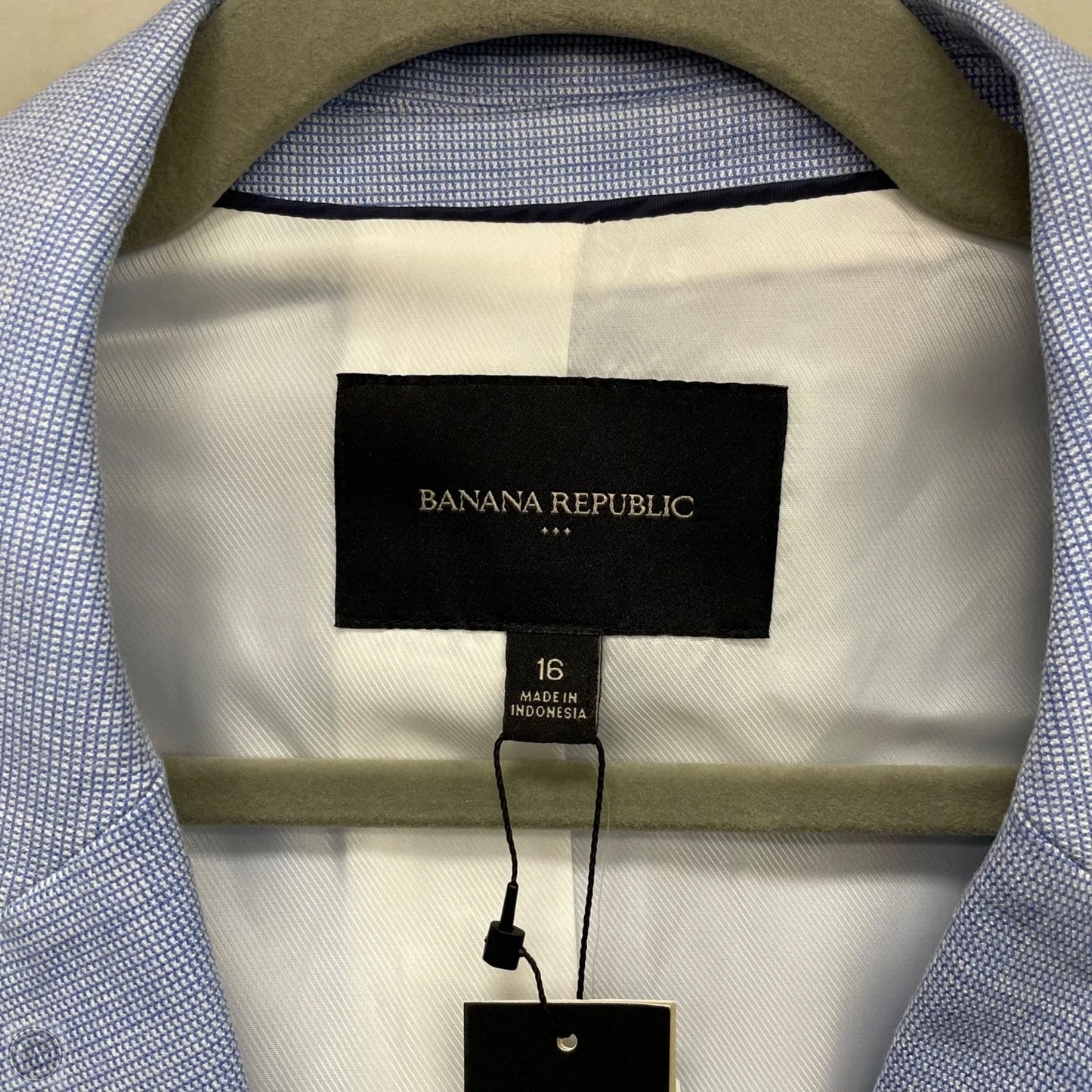 Blazer By Banana Republic In Blue, Size: 16