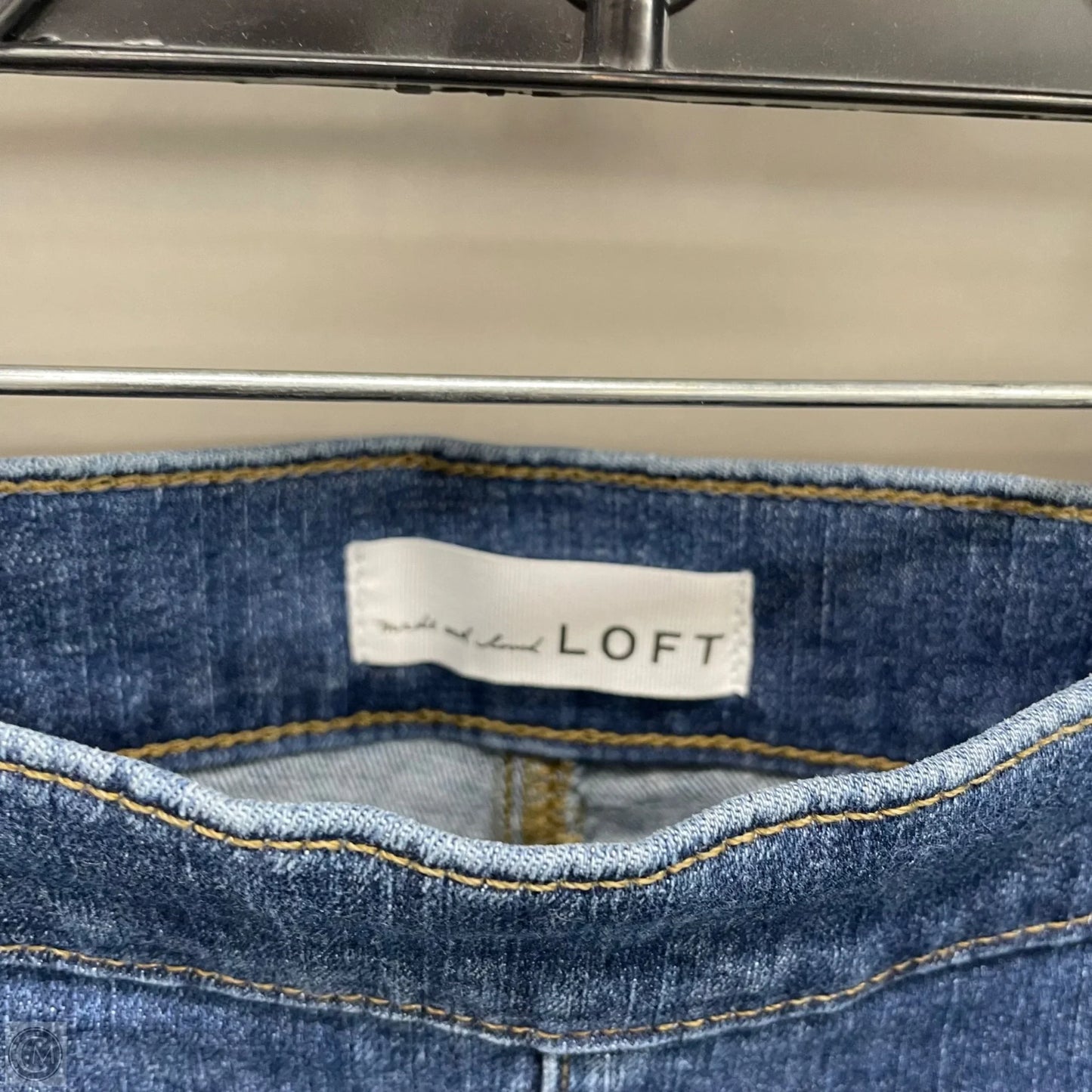 Jeans Wide Leg By Loft In Blue Denim, Size: 14