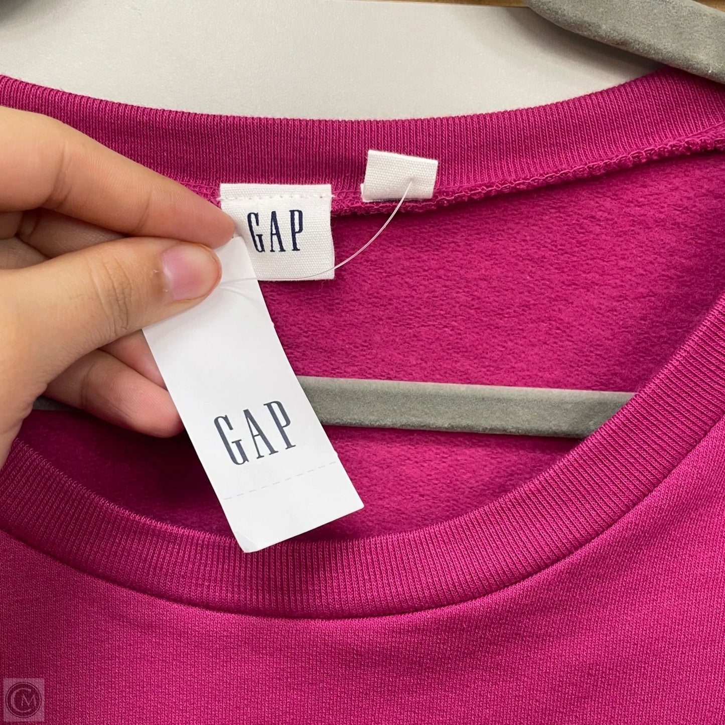 Sweatshirt Crewneck By Gap In Pink & Purple, Size: Xl