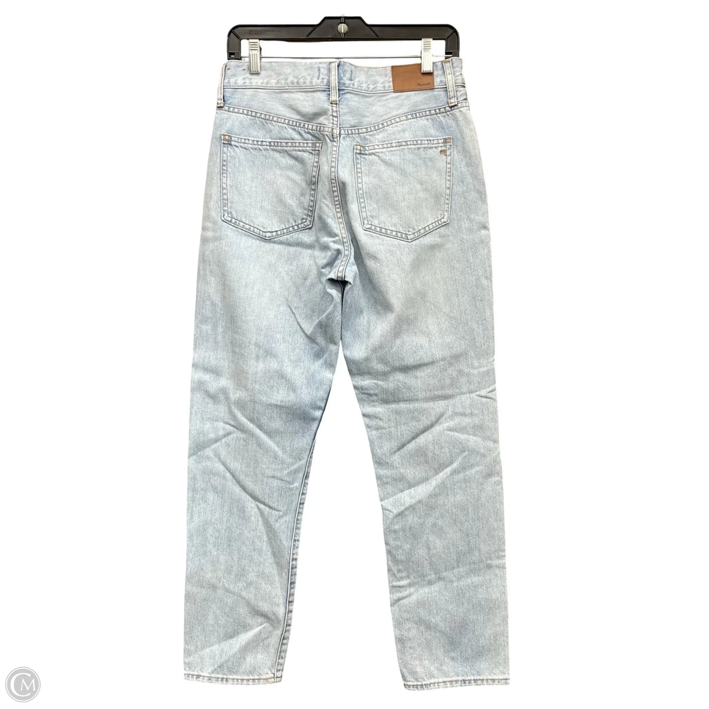 Jeans Straight By Madewell In Blue Denim, Size: 6